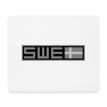 Sweden Tactical Flag - Mouse Pad (horizontal) - white - Front
