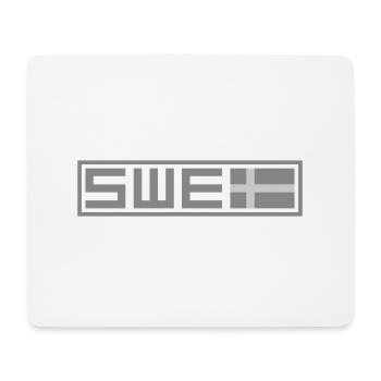 Taktische Flagge Schwedens - Mousepad (Querformat) - Weiß - Vorne