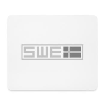 Tactique suédoise - Tapis de souris (format paysage) - blanc - Devant