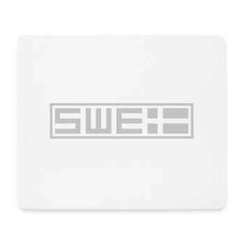 Tactique suédoise - Tapis de souris (format paysage) - blanc - Devant