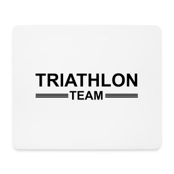 Triathlon Natation Bike Run Marathon - Tapis de souris (format paysage) - blanc - Devant