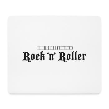 Bass Fretboard Petit Noir - Tapis de souris (format paysage) - blanc - Devant