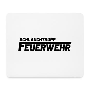 Schlauchtrupp Freiwillige Feuerwehr - Mousepad (Querformat) - Weiß - Vorne