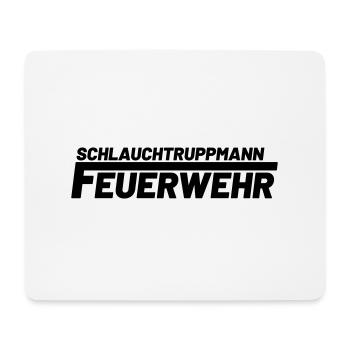 Schlauchtruppmann Freiwillige Feuerwehr - Mousepad (Querformat) - Weiß - Vorne