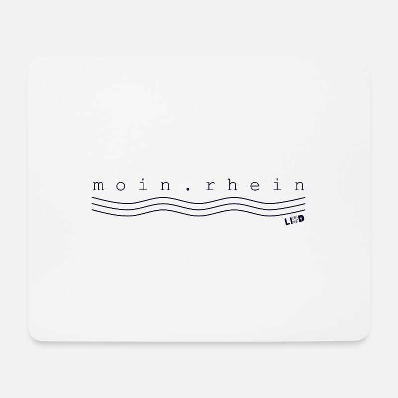 LISD_moin_rhein - Mousepad (Querformat) - Weiß