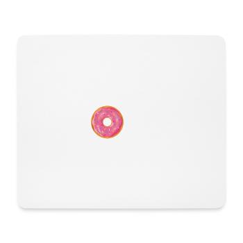 Battement de cœur Donuts - Tapis de souris (format paysage) - blanc - Devant