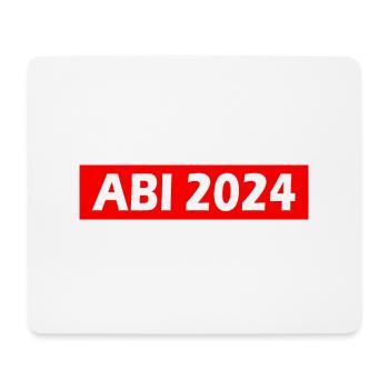 Abi 2024 - Mousepad (Querformat) - Weiß - Vorne