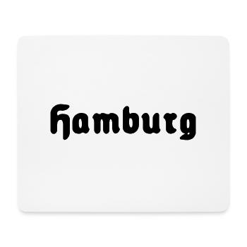 Hamburg - Mousepad (Querformat) - Weiß - Vorne