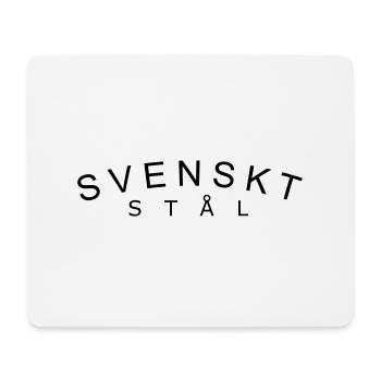 Swedish steel - Mouse Pad (horizontal) - white - Front