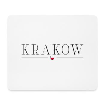Krakow, Poland Style Design T-Shirt - Mouse Pad (horizontal) - white - Front