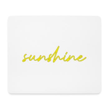 Sunshine - Mouse Pad (horizontal) - white - Front