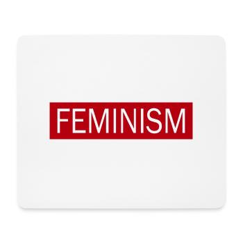 Feminism - Mousepad (Querformat) - Weiß - Vorne