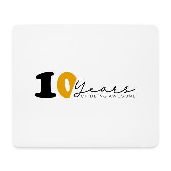 Jahrgang 2014 Lustig 10 Jahre Bday Männer Frauen - Mousepad (Querformat) - Weiß - Vorne