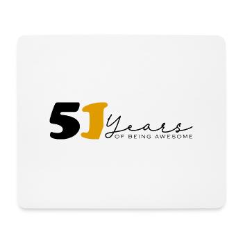 Jahrgang 1973 Lustig 51 Jahre Bday Männer Frauen - Mousepad (Querformat) - Weiß - Vorne