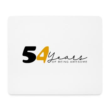 Vintage 1970 Drôle 54 ans Bday Hommes Femmes - Tapis de souris (format paysage) - blanc - Devant