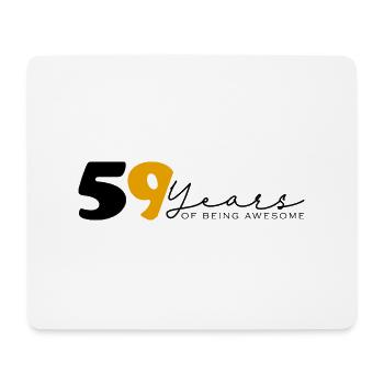 Jahrgang 1965 Lustig 59 Jahre Bday Männer Frauen - Mousepad (Querformat) - Weiß - Vorne