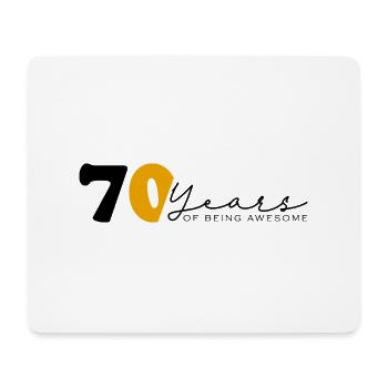 Vintage 1954 Drôle 70 ans Bday Hommes Femmes - Tapis de souris (format paysage) - blanc - Devant