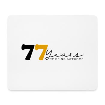 Vintage 1947 Funny 77 Year Old Bday Men Women - Mouse Pad (horizontal) - white - Front