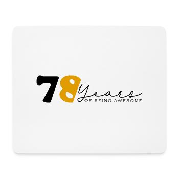 Vintage 1946 Funny 78 Year Old Bday Men Women - Mouse Pad (horizontal) - white - Front