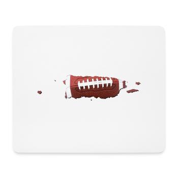 Puerto Rico (USA) | echter Football | Landkarte - Mousepad (Querformat) - Weiß - Vorne