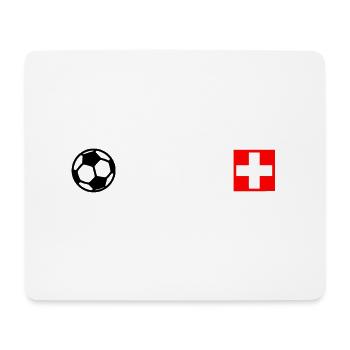 Schweiz - Mousepad (Querformat) - Weiß - Vorne
