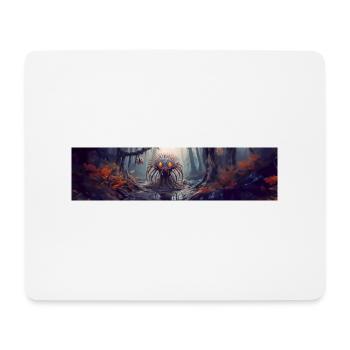 apocalypse monde après l’humanité araignée géante mutant - Tapis de souris (format paysage) - blanc - Devant