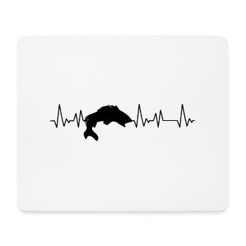 Angler Saying Fishing Fisherman Gift Idea - Mouse Pad (horizontal) - white - Front