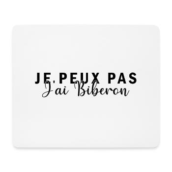 I can't I bottle-fed - Mouse Pad (horizontal) - white - Front