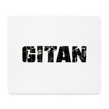 Grunge Brown Brick Pattern - Mouse Pad (horizontal) - white - Front