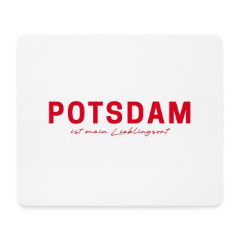 Potsdam T-Shirt – Perfect for Fans - Mouse Pad (horizontal) - white - Front
