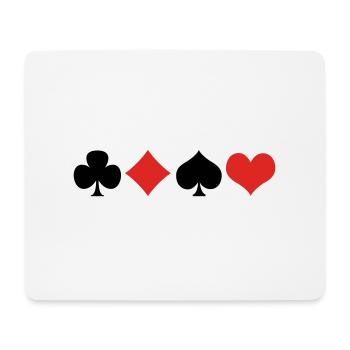 Cards 2 - Mouse Pad (horizontal) - white - Front