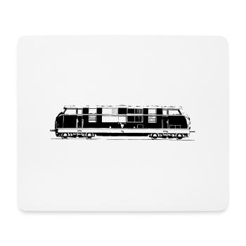 Baureihe V 200 Diesellok - Mousepad (Querformat) - Weiß - Vorne