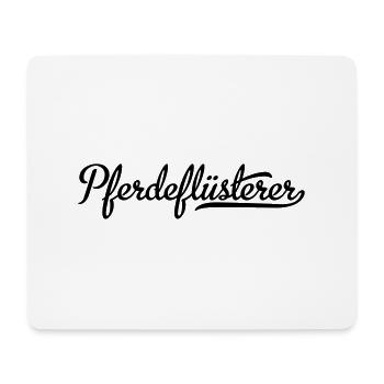 Pferdeflüsterer - Mousepad (Querformat) - Weiß - Vorne