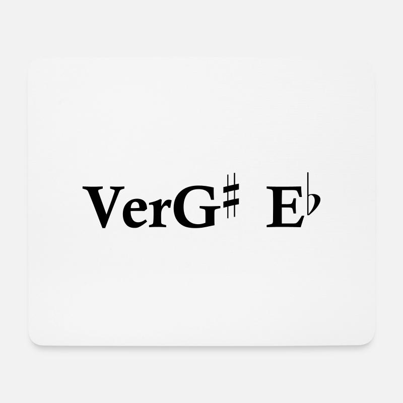 VerGis(s) Es - Mousepad (Querformat) - Weiß
