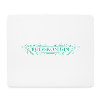 Rülpskönigin (Front) - Mousepad (Querformat) - Weiß - Vorne