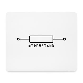 resistance - Mouse Pad (horizontal) - white - Front