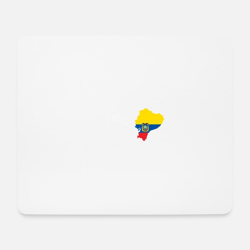 Ich liebe Ecuador - Herzschlag - Mousepad (Querformat) - Weiß