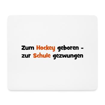 Hockey - Mousepad (Querformat) - Weiß - Vorne