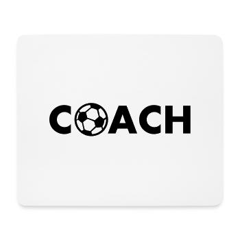 coach football - Mouse Pad (horizontal) - white - Front
