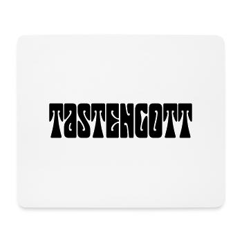 Tastengott - Mousepad (Querformat) - Weiß - Vorne