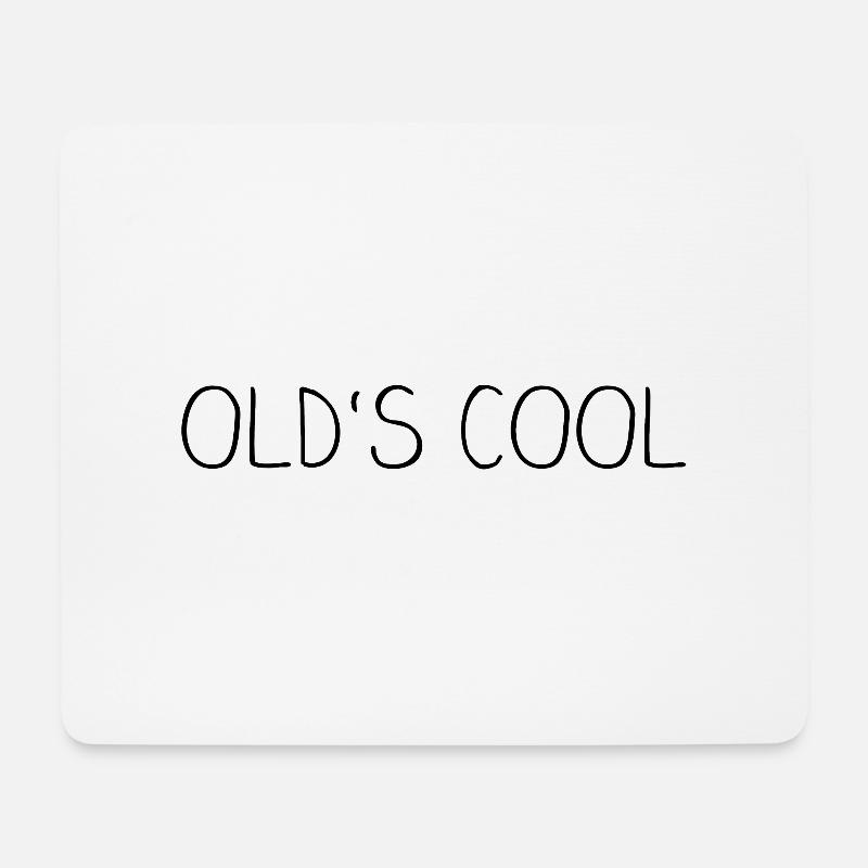 old cool - Mouse Pad (horizontal) - white