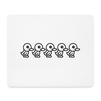 kueken viele freunde team crew party chicks huhn b - Mousepad (Querformat) - Weiß - Vorne