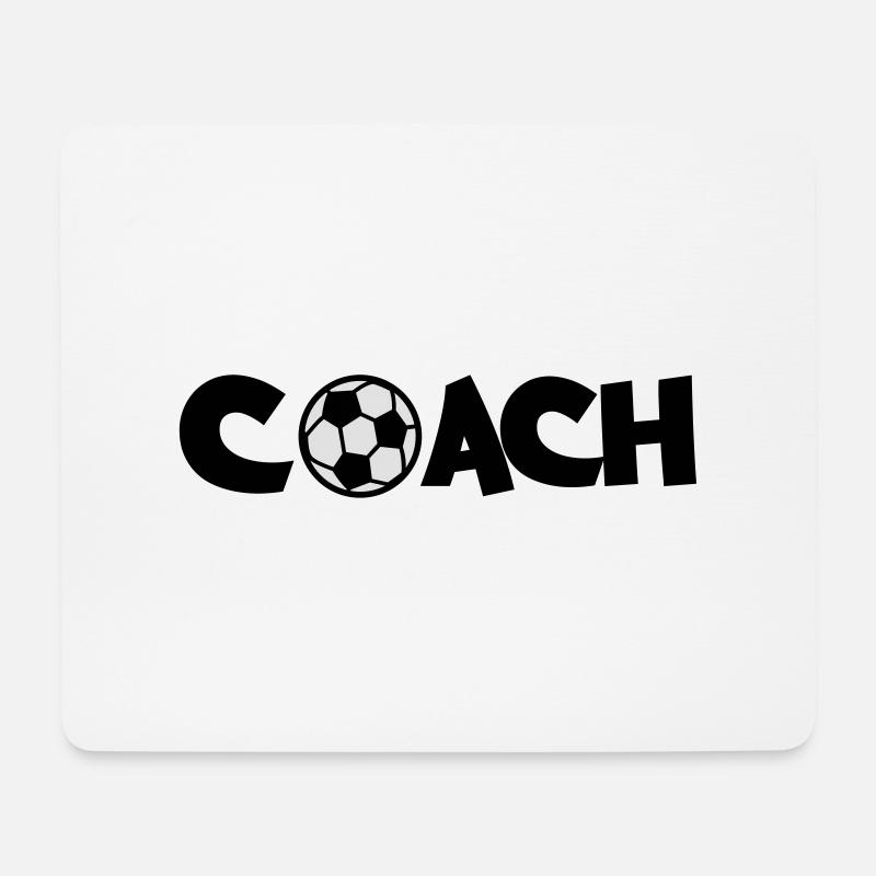 coach3 - Mousepad (Querformat) - Weiß