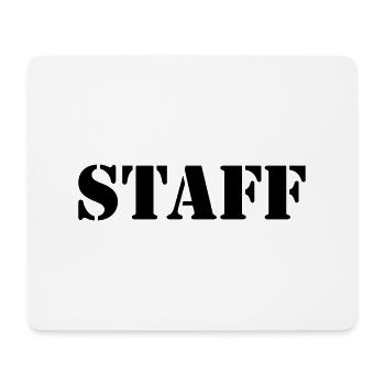 staff - Mousepad (Querformat) - Weiß - Vorne