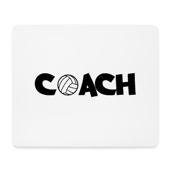handball_coach - Mousepad (Querformat) - Weiß - Vorne