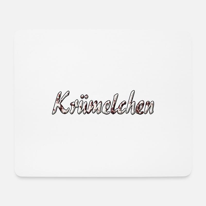 kruemelchen - Mousepad (Querformat) - Weiß