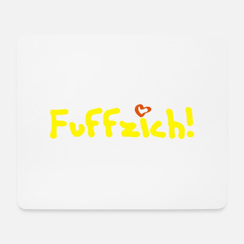 fuffzich 50 - Mousepad (Querformat) - Weiß
