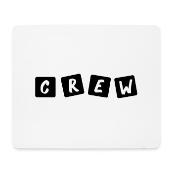 crew_001 - Tapis de souris (format paysage) - blanc - Devant