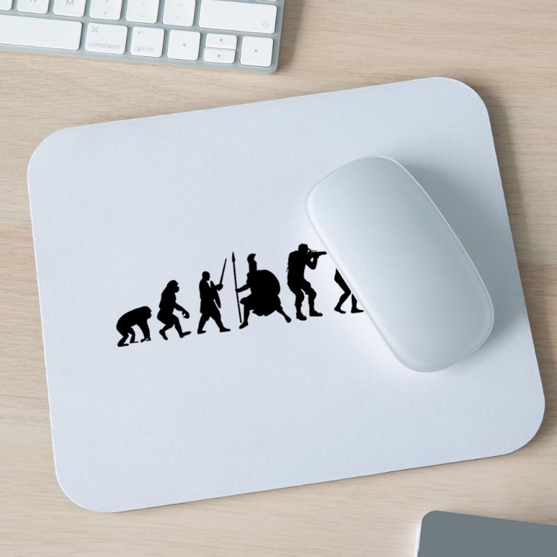 Héros de l’évolution de l’évolution Tapis de souris (format paysage)