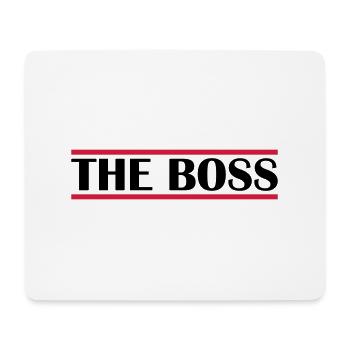 Logo The Boss - Mouse Pad (horizontal) - white - Front